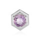 Ciondolo in argento con Ametista Rose de France