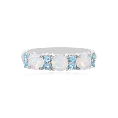Anello in argento con Opale di Welo