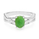 Anello in argento con Crisoprasio Imperiale