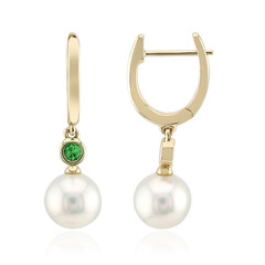 Orecchini in oro con Perla Bianca dei Mari del Sud (Michelle Albala)