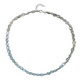 Collana in argento con Cianite Peacock