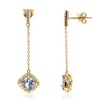 Orecchini in oro con Tanzanite (non riscaldata) (CIRARI)