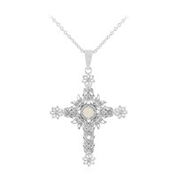 Collana in argento con Opale di Welo
