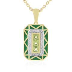 Collana in argento con Peridoto