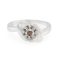 Anello placcato in platino con Diamante Fancy