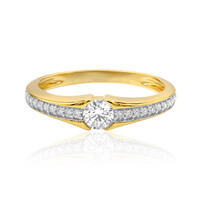 Anello in oro con Diamante IF (D)