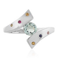 Anello in argento con Topazio Blu Cielo