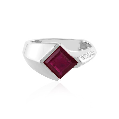 Anello in argento con Rubino del Madagascar (de Melo)