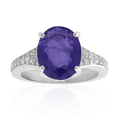 Anello in argento con Quarzo Porpora