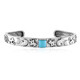 Bracciale in argento con Turchese Sleeping Beauty (Desert Chic)