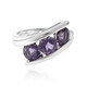 Anello in argento con Quarzo Mirtillo