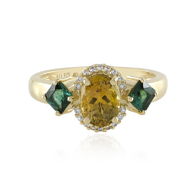 Anello in oro con Tanzanite Gialla (non riscaldata) (Adela Gold)