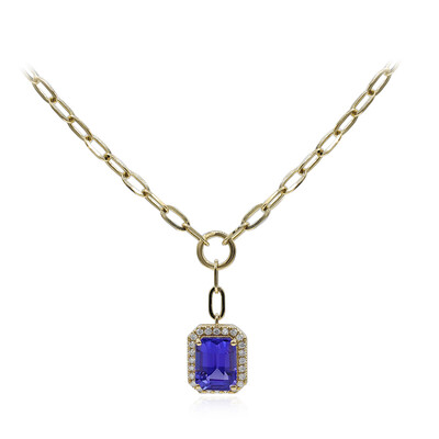 Collana in oro con Tanzanite AAA (CIRARI)