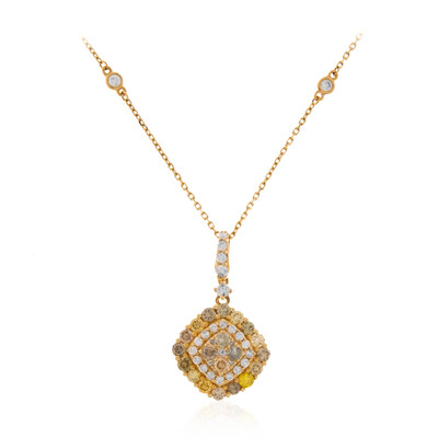 Collana in oro con Diamante Fancy SI2 (CIRARI)