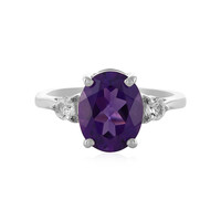 Anello in argento con Ametista Siberiana