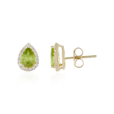 Orecchini in oro con Sfene