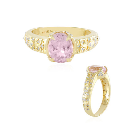 Anello in argento con Kunzite