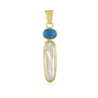 Ciondolo in argento con Perla d'Acqua Dolce Bianca