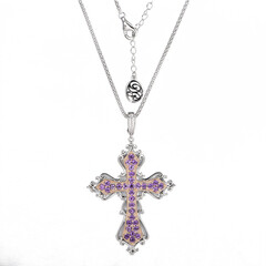 Collana in argento con Ametista Zambiana (Dallas Prince Designs)