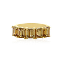 Anello in argento con Zircone Giallo