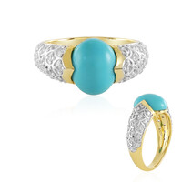 Anello in argento con Turchese Sleeping Beauty