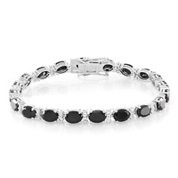 Bracciale in argento con Spinello Nero