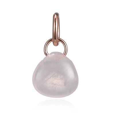 Ciondolo in argento con Quarzo Rosa