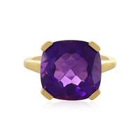 Anello in argento con Ametista Zambiana