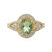 Anello in oro con Pietra del Sole dell'Oregon