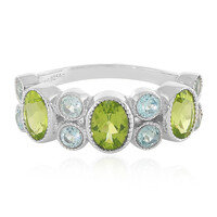 Anello in argento con Peridoto