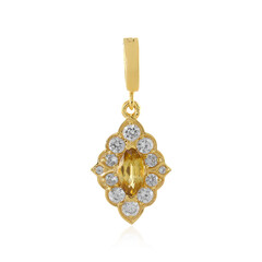 Ciondolo in argento con Zircone Giallo