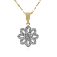 Collana in argento con Diamante I3 (I)