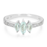 Anello in argento con Tormalina Paraíba