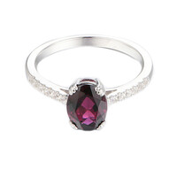 Anello in argento con Granato Tocantin