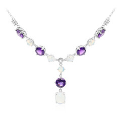 Collana in argento con Opale di Welo