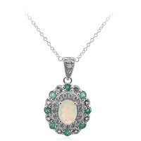 Collana in argento con Opale di Welo