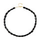 Collana in argento con Tormalina Nera