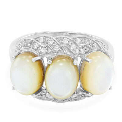Anello in argento con Conchiglia Abalone