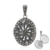 Ciondolo in argento con Marcassite