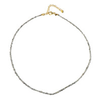 Collana in argento con Diamante Color Argento