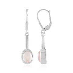Orecchini in argento con Quarzo Rosa