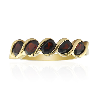Anello in argento con Granato