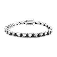 Bracciale in argento con Zaffiro Nero