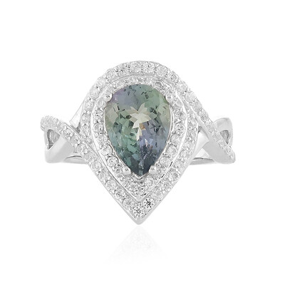 Anello in argento con Tanzanite (non riscaldata)