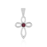 Ciondolo in argento con Rubellite