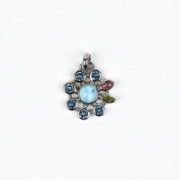 Ciondolo in argento con Larimar