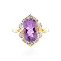 Anello in argento con Ametista Rose de France