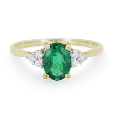 Anello in argento con Smeraldo Russo AAA