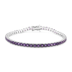 Bracciale in argento con Ametista Zambiana