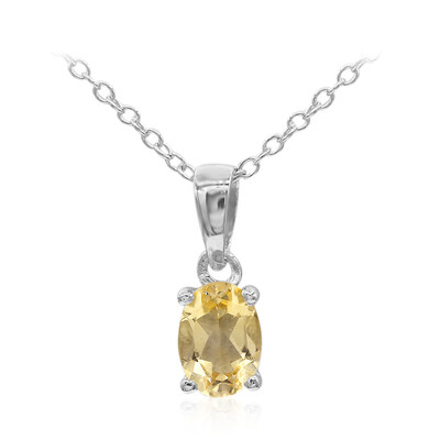 Collana in argento con Citrino